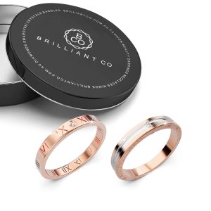 Boxed The Ethereal 2 Pc Rings in Rose Gold